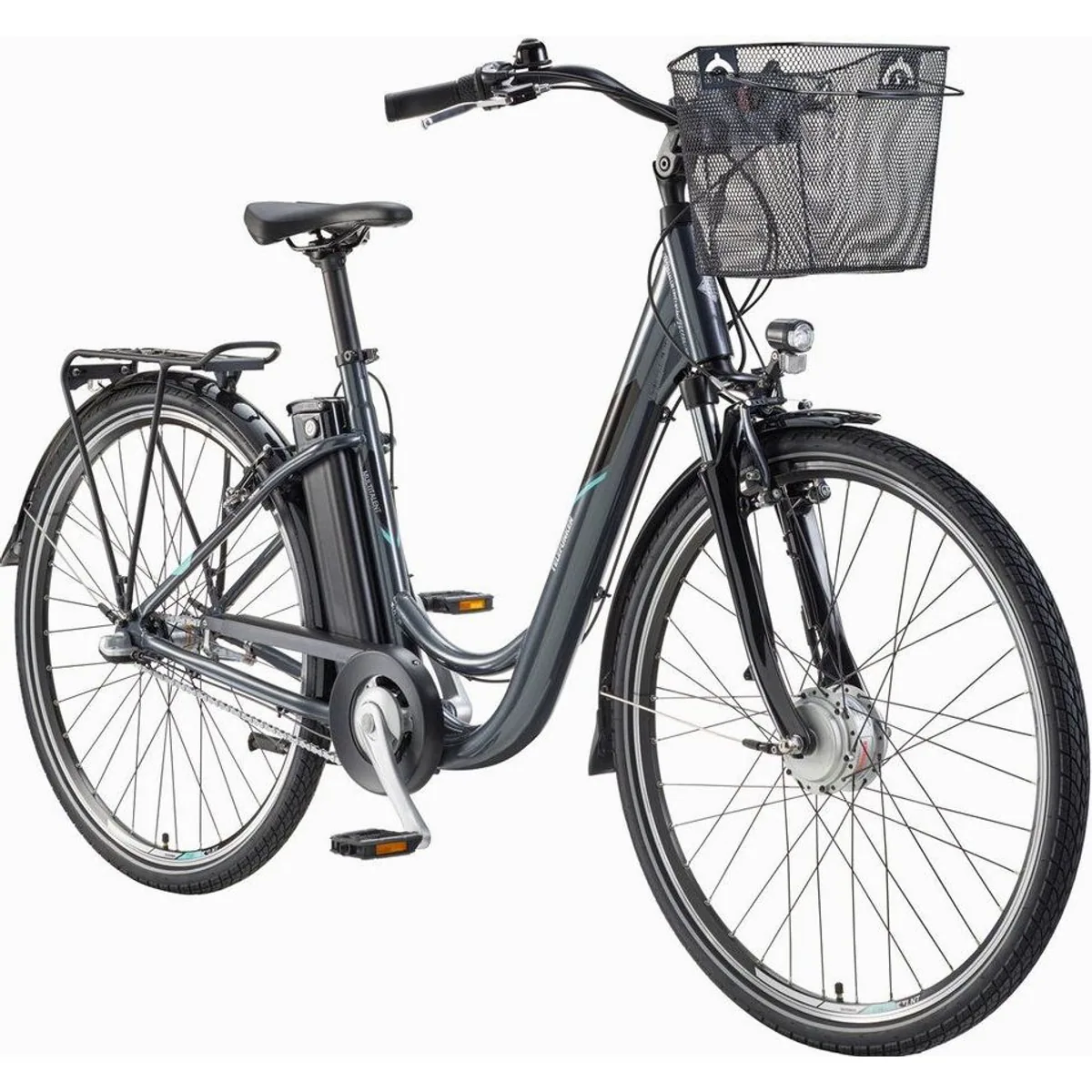 Telefunken RC830 E-Bike Cityrad, 250 W Frontmotor, 3-Gang Nexus, 531,3 Wh Akku