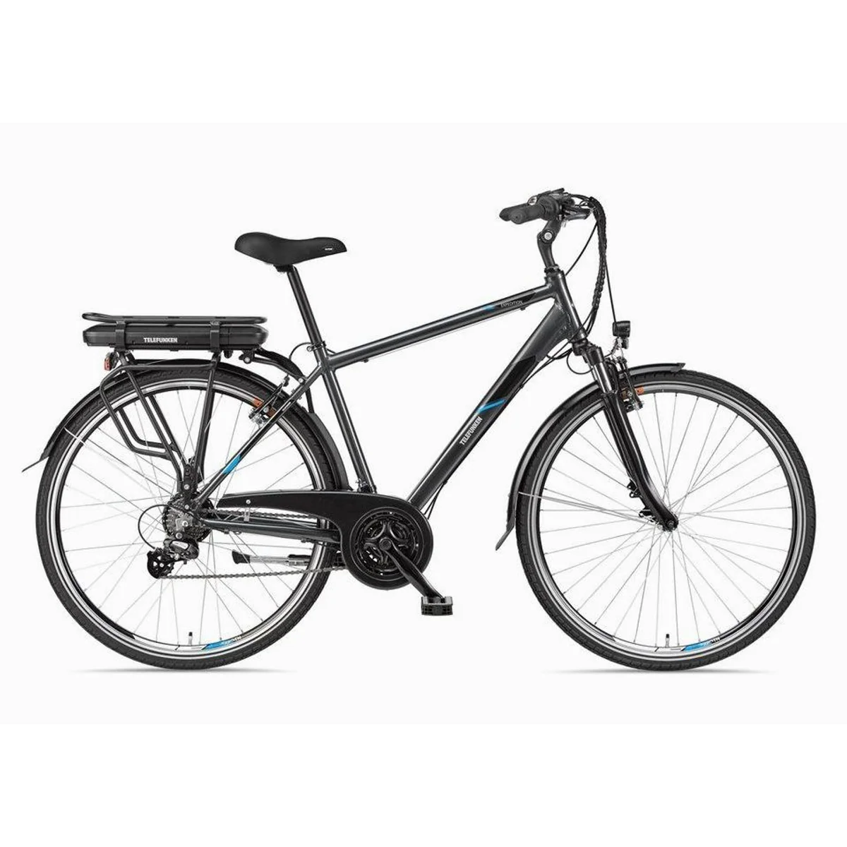 Telefunken Expedition XT481 E-Bike, 21 Gang Shimano, 100 km Reichweite, Gepäckträger 2