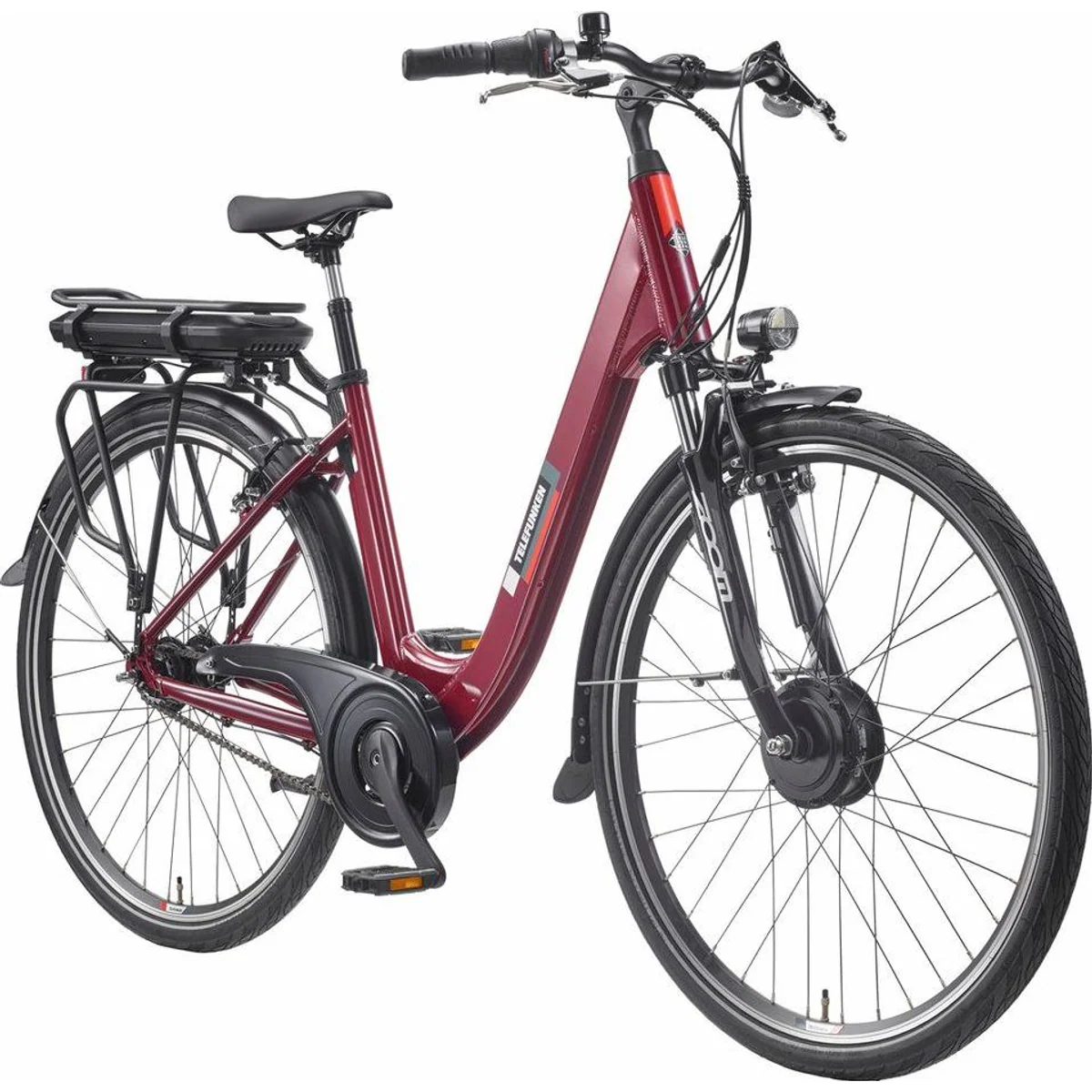 Telefunken RC845 E-Bike Cityrad, 7-Gang Shimano, Frontmotor, 468 Wh, 100 km Reichweite