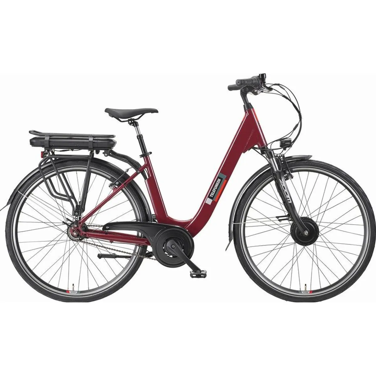 Telefunken RC845 E-Bike Cityrad, 7-Gang Shimano, Frontmotor, 468 Wh, 100 km Reichweite 2