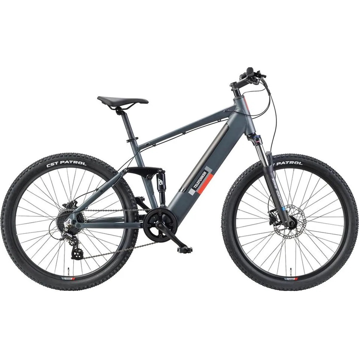Telefunken E-Bike Aufsteiger M936, leistungsstarker Heckmotor, 8-Gang Shimano Schaltung