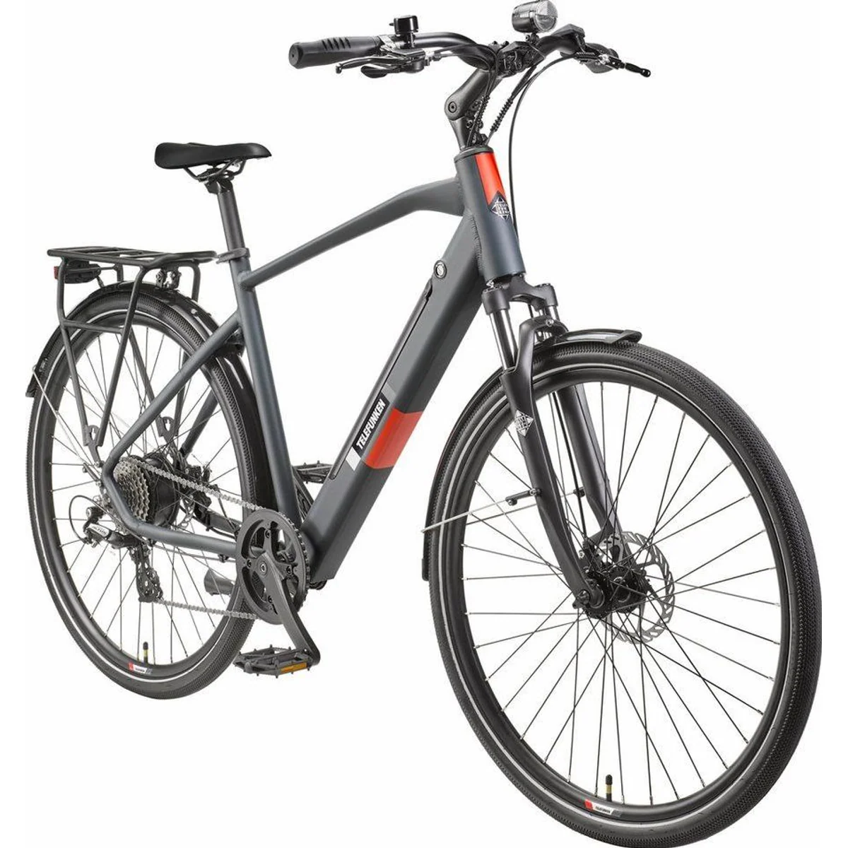 Telefunken E-Bike Expedition XT490 Herren, 8-Gang Shimano, kraftvoller Heckmotor — hohes Fahrvergnügen, bis 100 km Reichweite, StVZO-konform 2