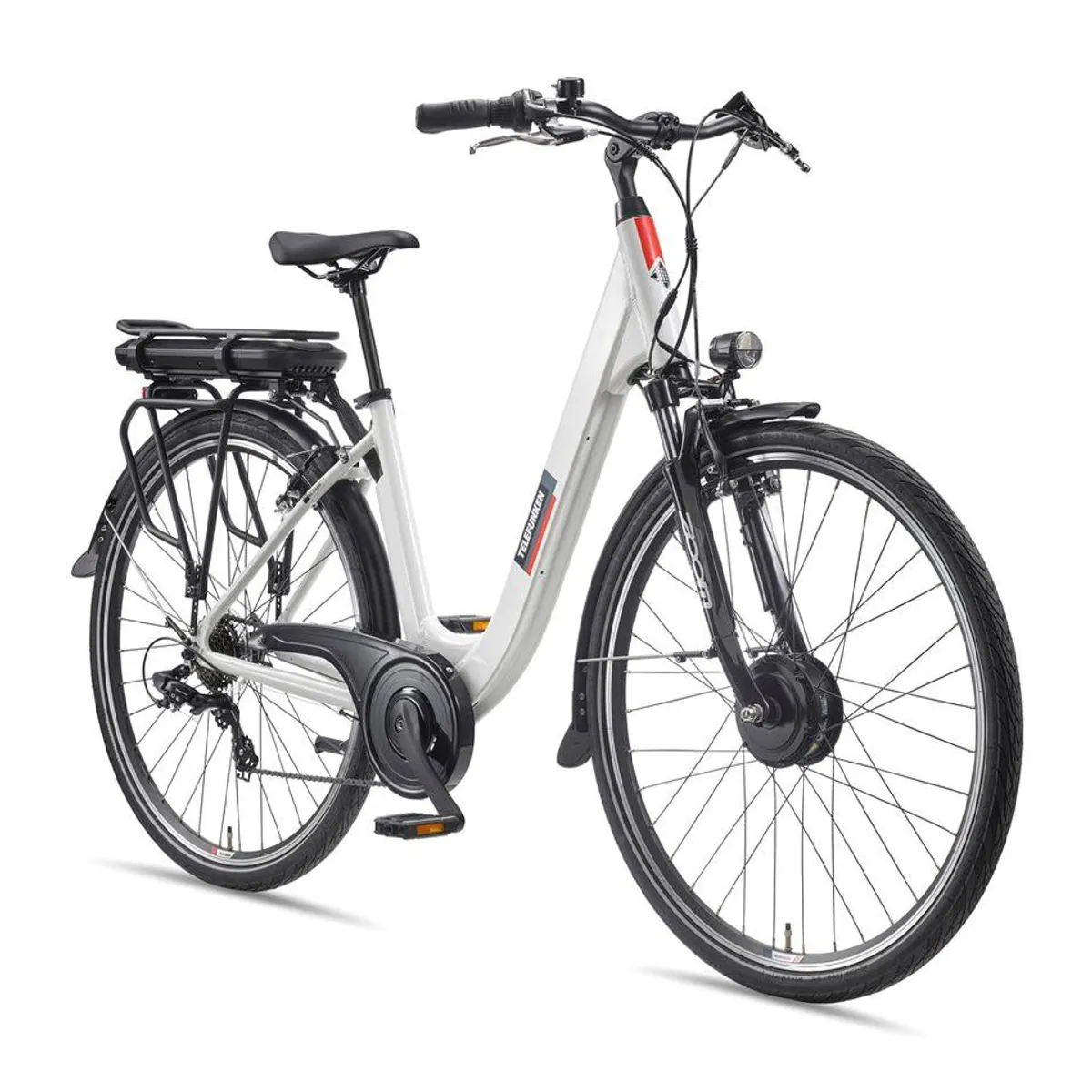 Telefunken E-Bike RC826, 250W Frontmotor, 7-Gang Kettenschaltung, niedriger Einstieg — perfektes Cityrad 2