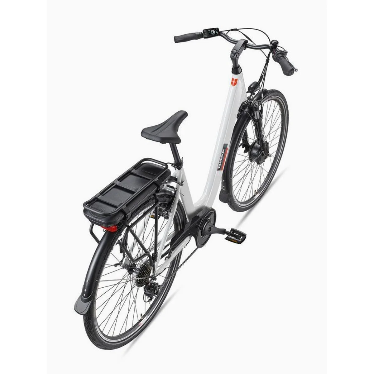 Telefunken E-Bike RC826, 250W Frontmotor, 7-Gang Kettenschaltung, niedriger Einstieg — perfektes Cityrad 3
