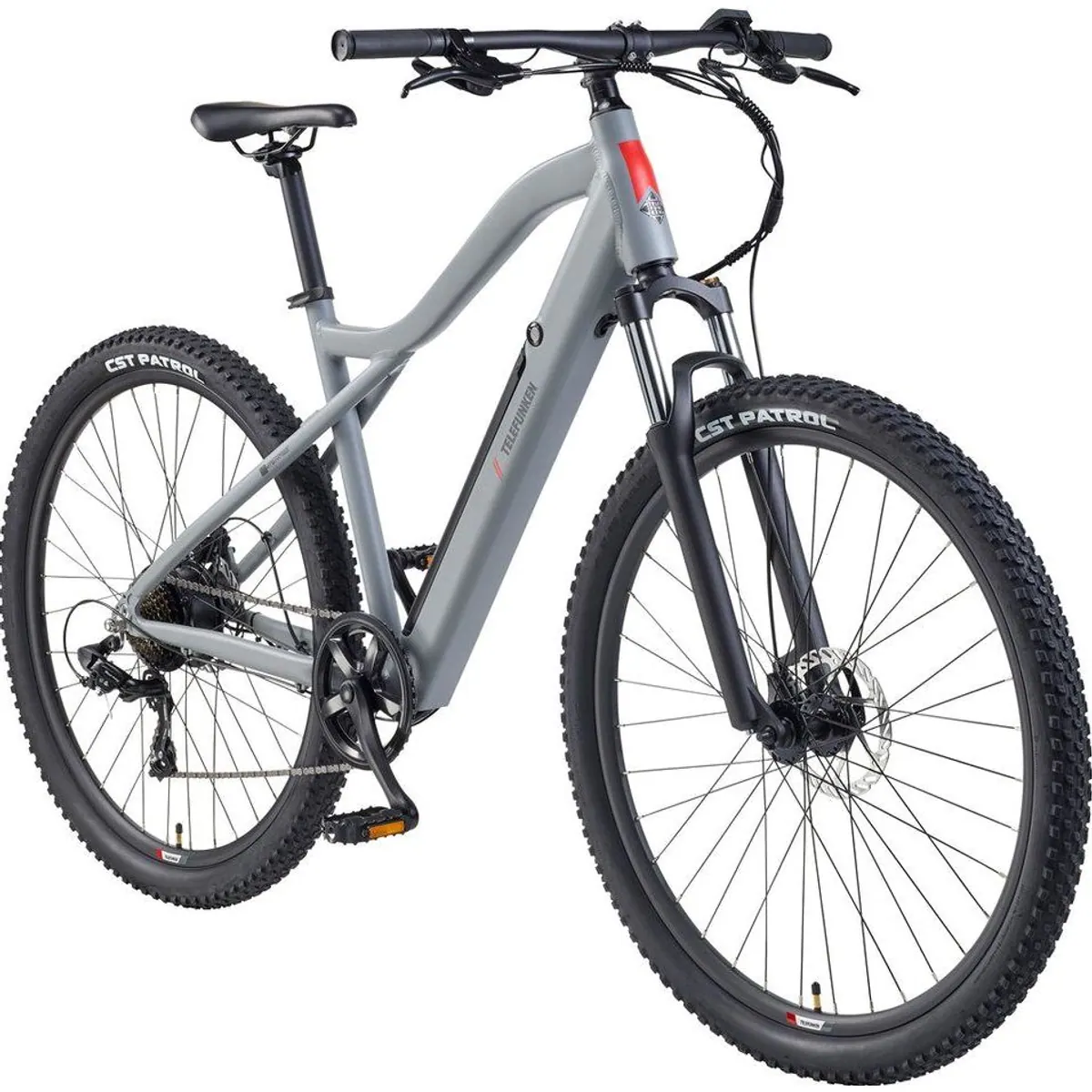 Telefunken MT922 E-Bike Mountainbike, kraftvoller Heckmotor, 7-Gang Shimano Schaltung, 29 Zoll