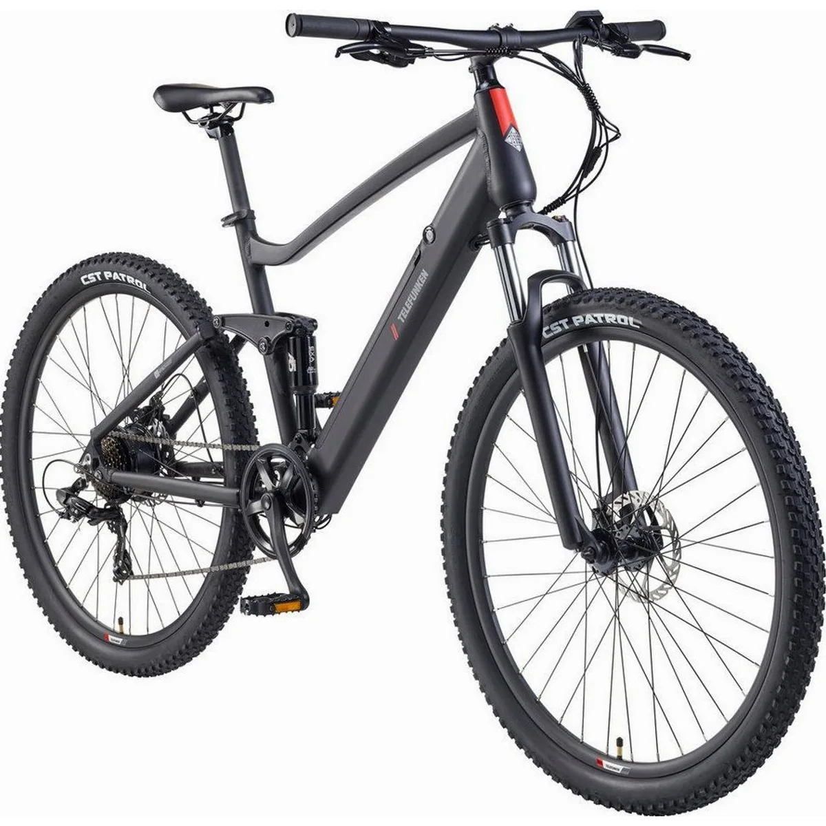 Telefunken Aufsteiger M937 E-Bike, 250 W Heckmotor, Shimano 7-Gang, 29 Zoll