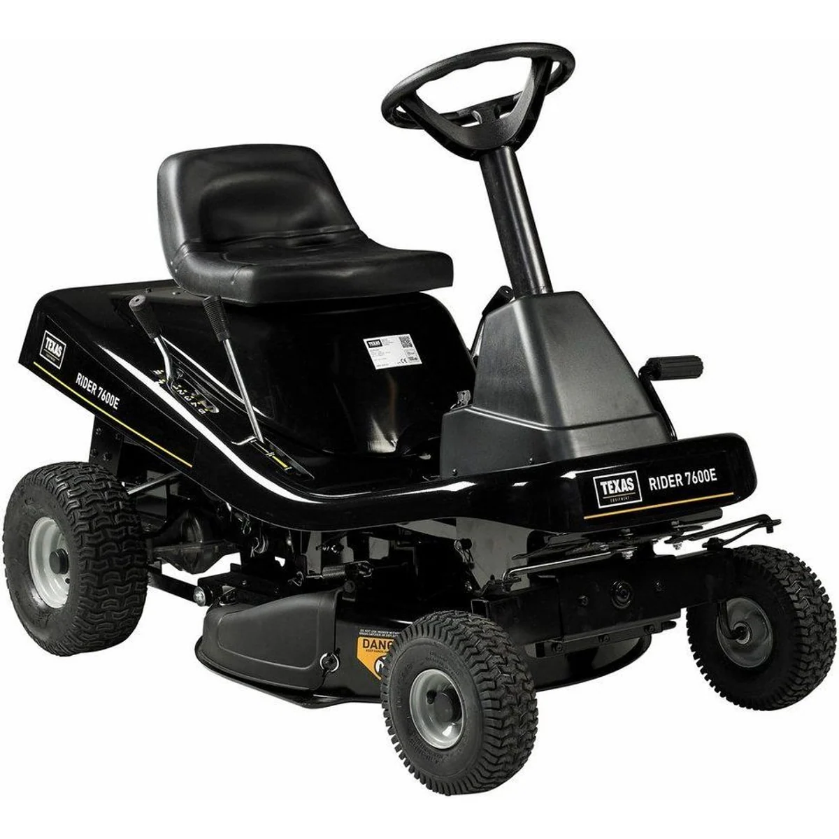 Texas Rasentraktor Rider 7600E 2in1, effiziente 76 cm Schnittbreite, kompakte Abmessungen