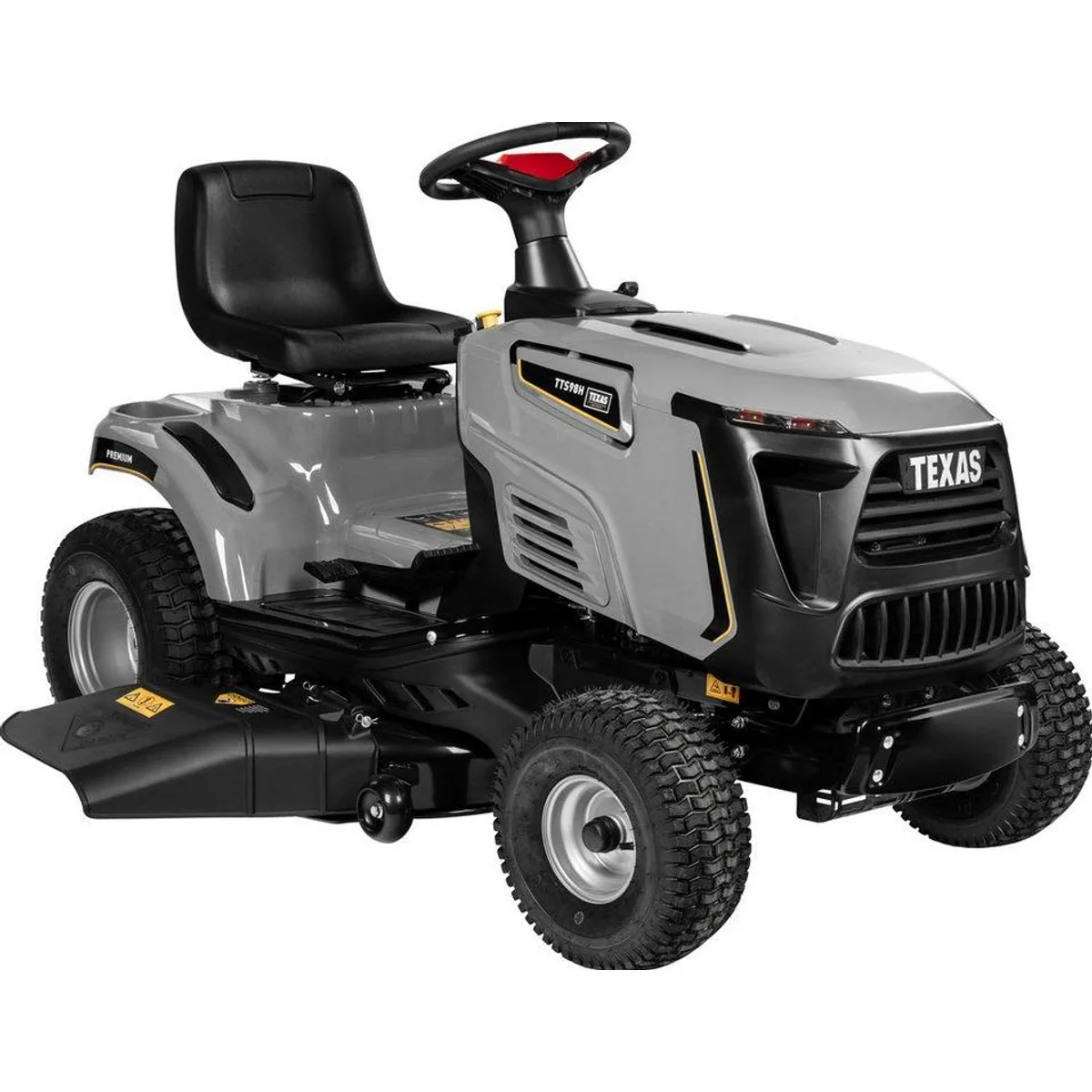 Texas Premium TTS98H Rasentraktor, kraftvoller Motor, flexibles Mähsystem, inkl. Anhänger 2