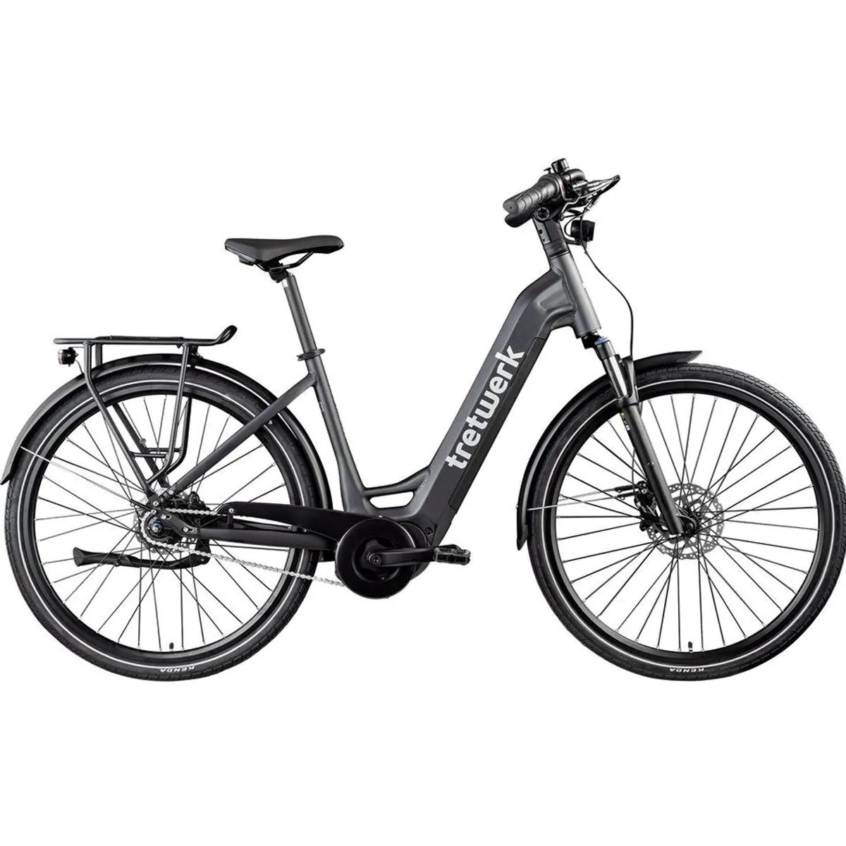 Tretwerk Amber Nexus E-Bike, 8-Gang Nabenschaltung, 550 Wh Mittelmotor — urbaner Komfort, präzise Steuerung, langlebige Bauweise