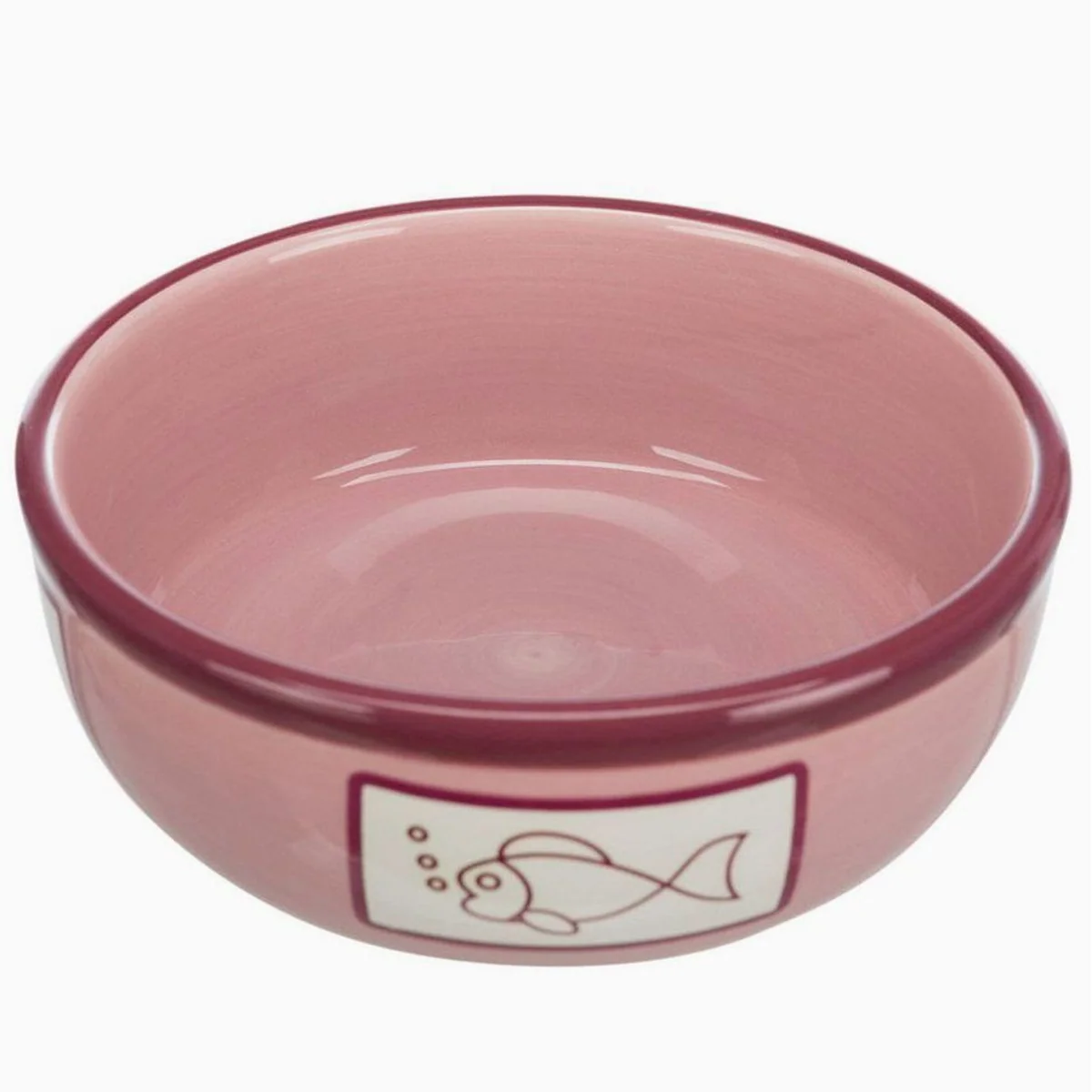 Trixie Keramiknapf mit Fischmotiv, stilvolles Design, robustes Material, ideal für Katzen 4