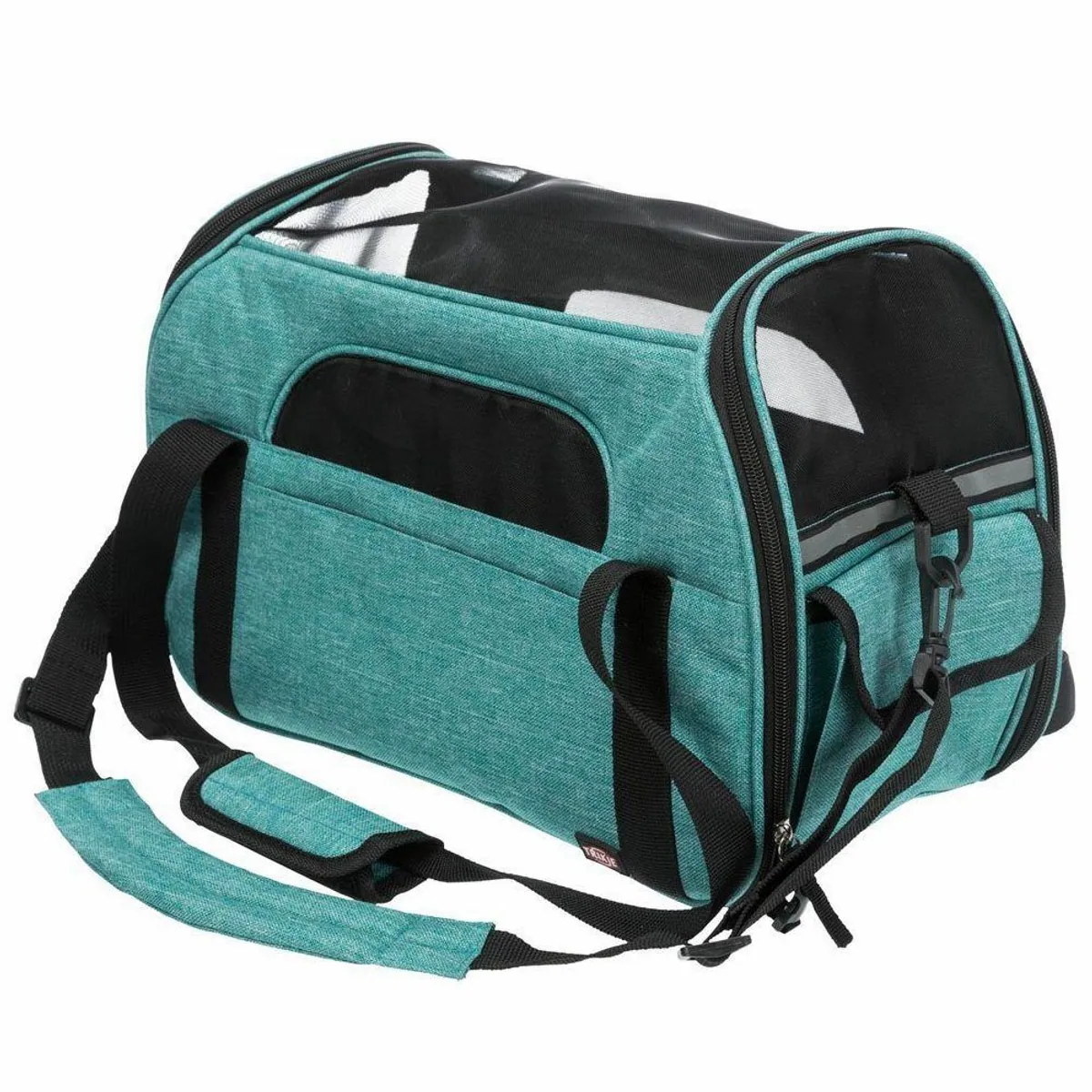 Trixie Madison Tiertransporttasche, Sicherheitsmerkmale und Komfort — grün, 19x28x42cm 2