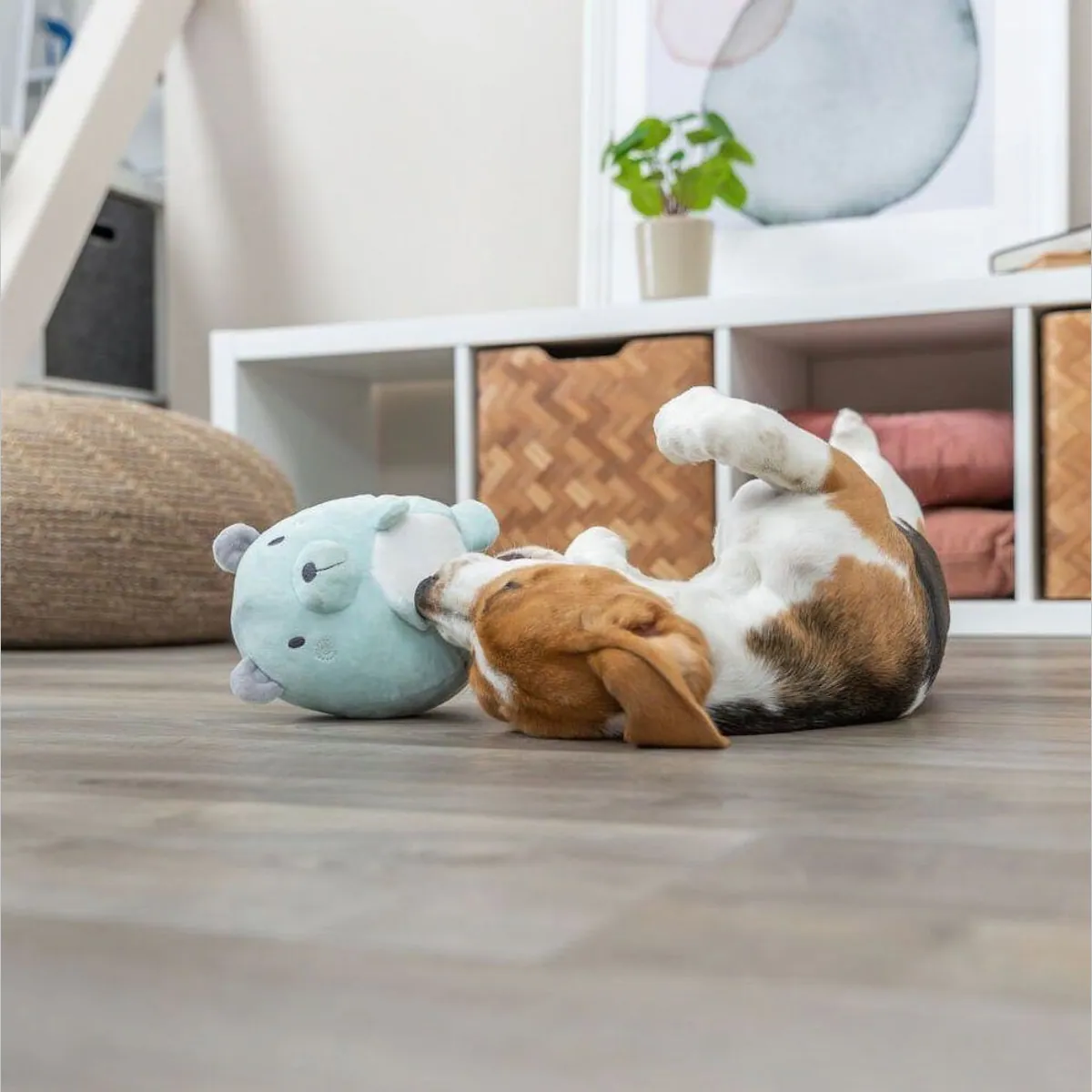 Trixie Junior Plüschtier Bär, geräuschlos und hochwertig verarbeitet 4
