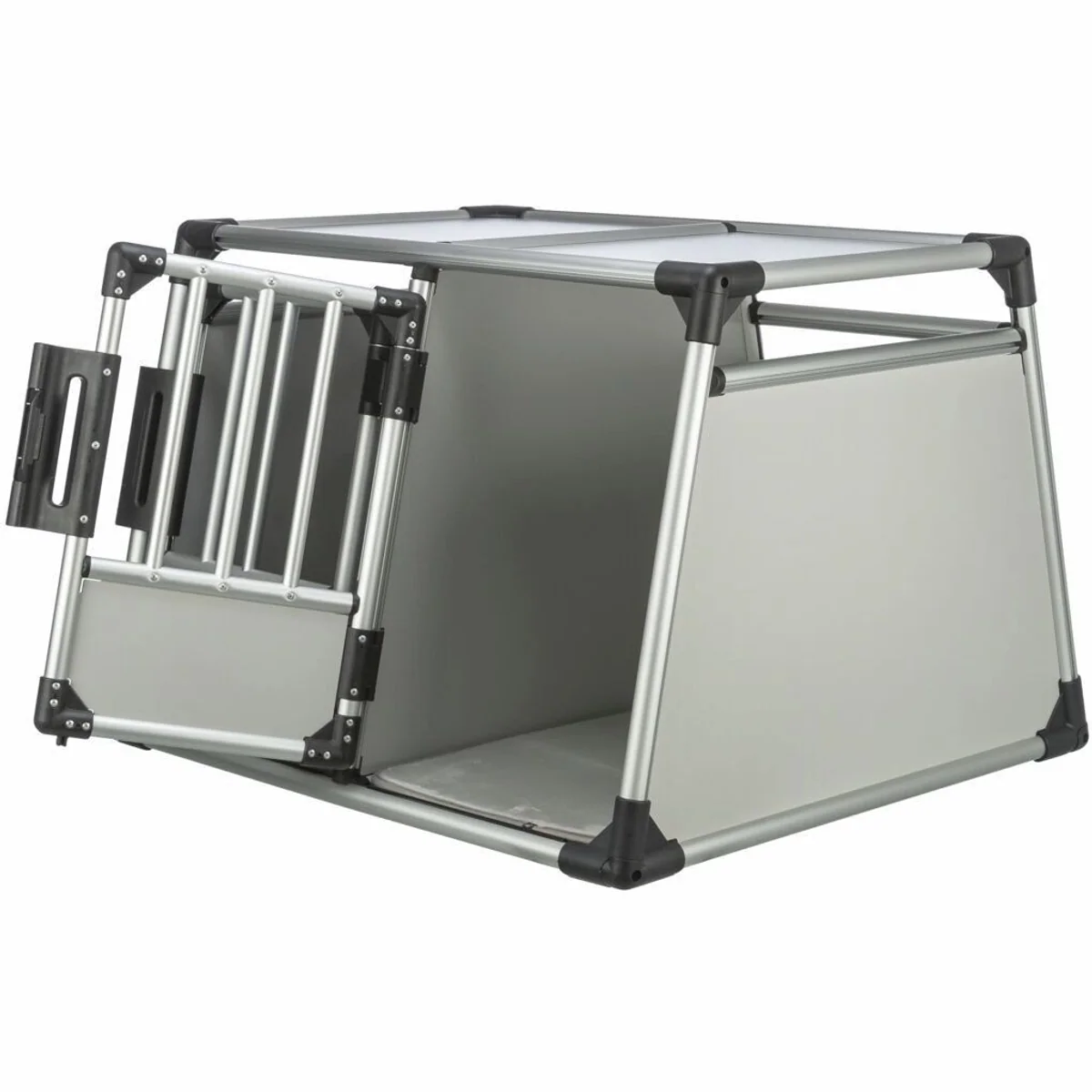 Trixie Doppel-Transportbox, Aluminium, robust und funktional 2