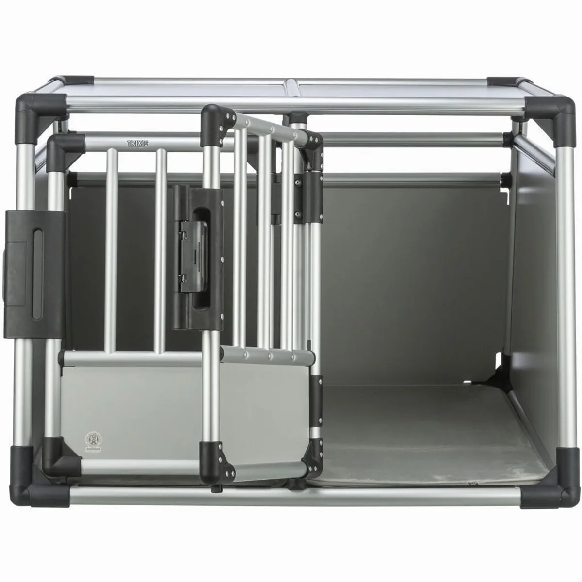 Trixie Doppel-Transportbox, Aluminium, robust und funktional 3