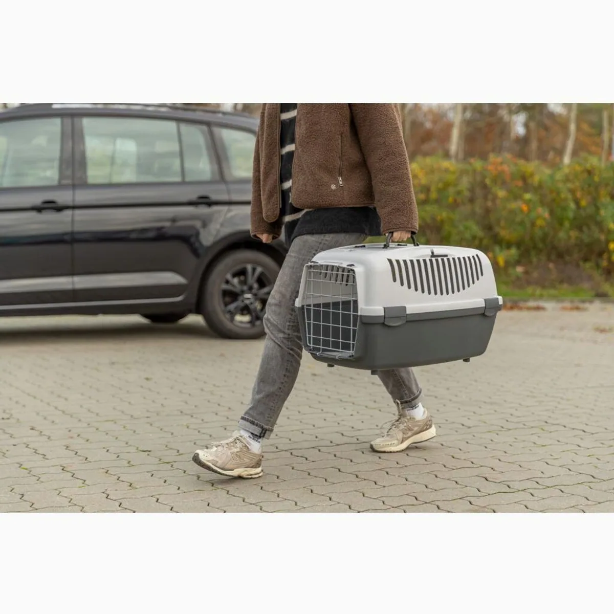 Trixie Capri 3 Open Top, vielseitige Transportbox für Haustiere – 40 × 38 × 61 cm 5