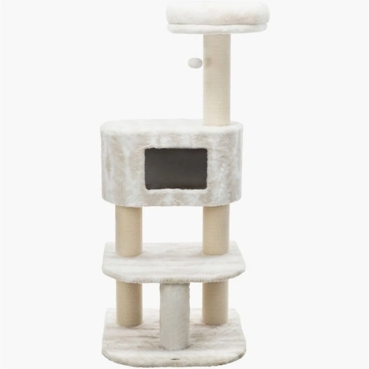 Trixie Kratzbaum Nelli, stilvolles Design, robuste Konstruktion, ideal für Katzen — 140 cm