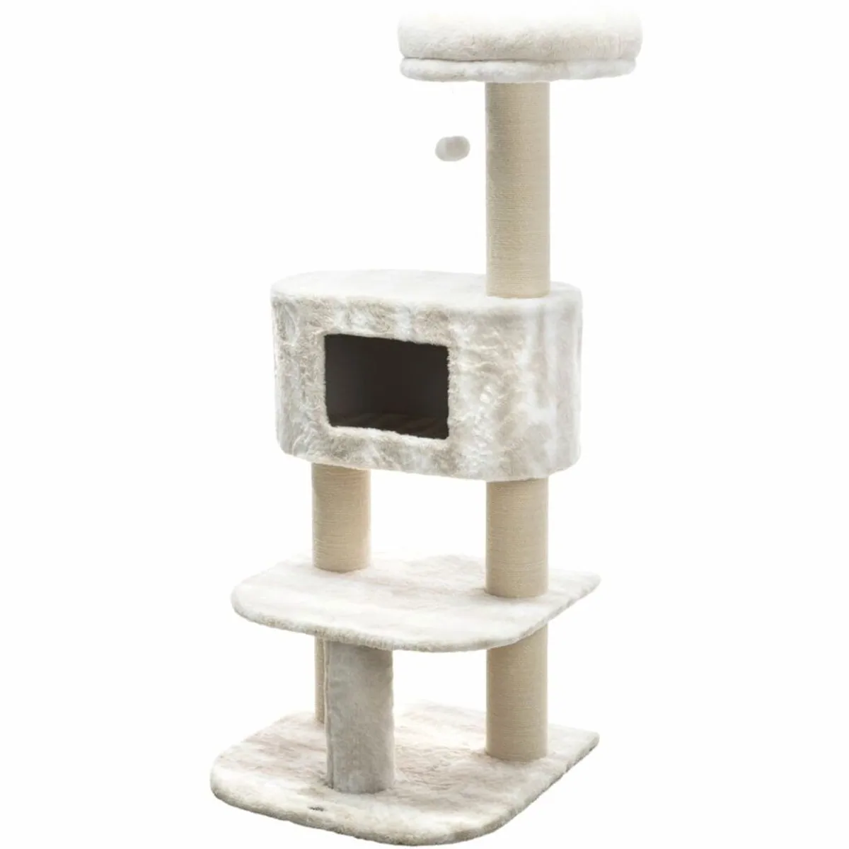 Trixie Kratzbaum Nelli, stilvolles Design, robuste Konstruktion, ideal für Katzen — 140 cm 2