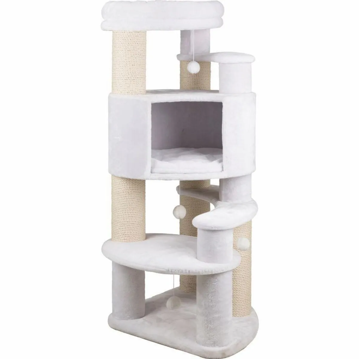 Trixie Kratzbaum XXL Zita, großzügige Liegeflächen, stabile Konstruktion, elegantes Design 2