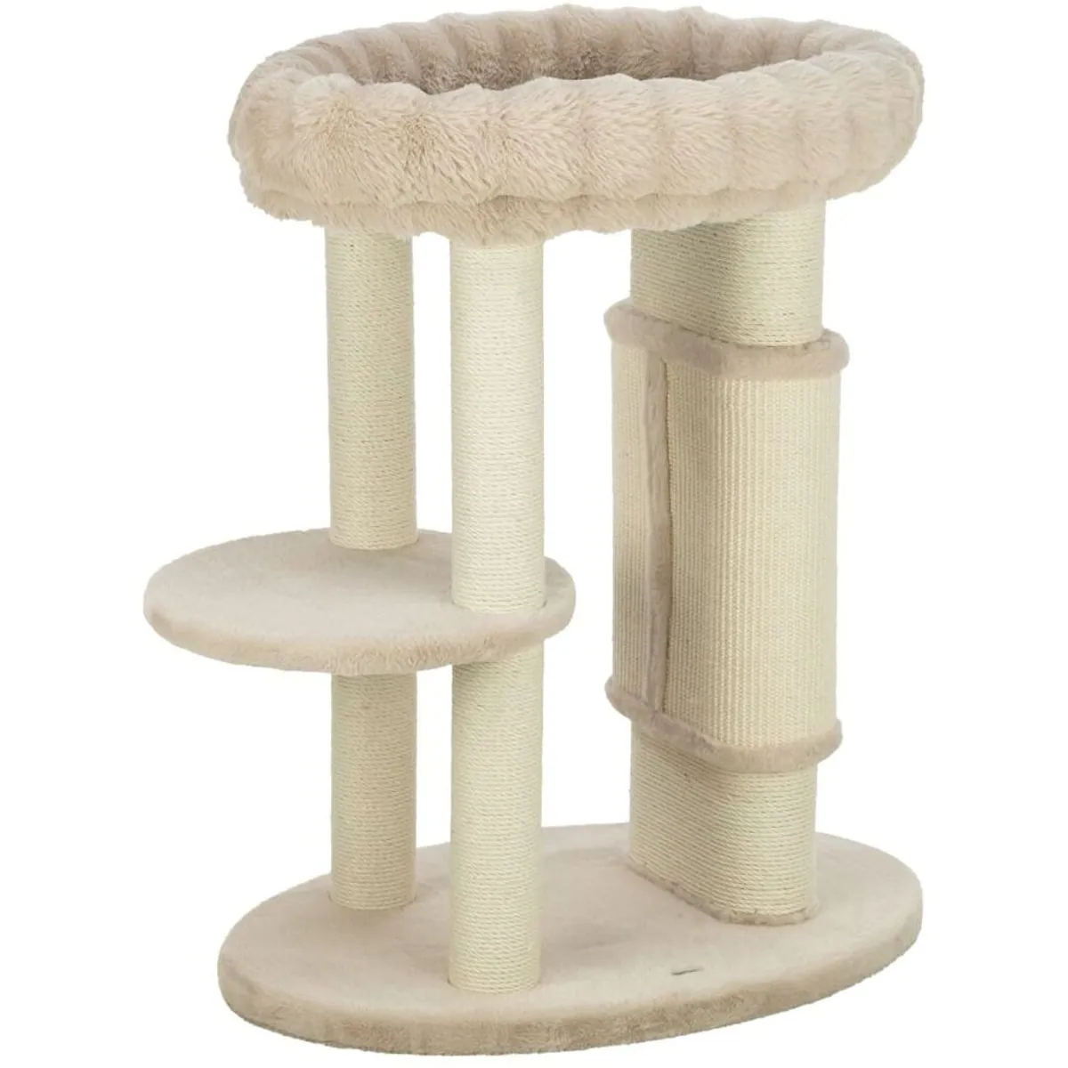 Trixie Kratzbaum XXL Elli, stilvolles Design, robuste Konstruktion, komfortable Liegeflächen