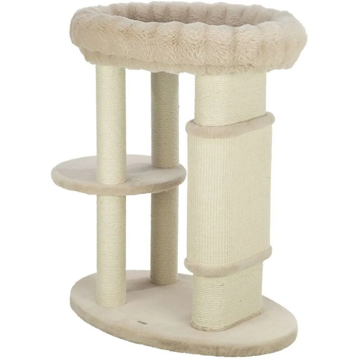 Trixie Kratzbaum XXL Elli, stilvolles Design, robuste Konstruktion, komfortable Liegeflächen 2