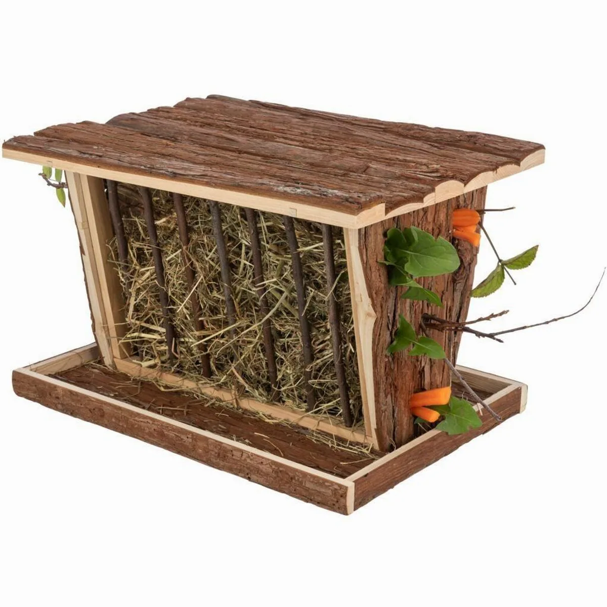 Trixie Futterstation Heuraufe, vielseitig einsetzbar, robustes Design 2