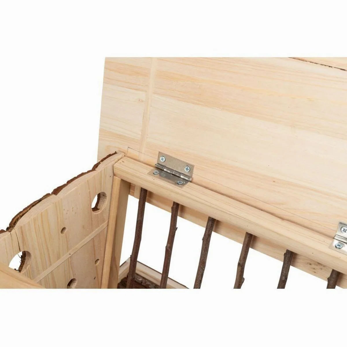 Trixie Futterstation Heuraufe, vielseitig einsetzbar, robustes Design 5
