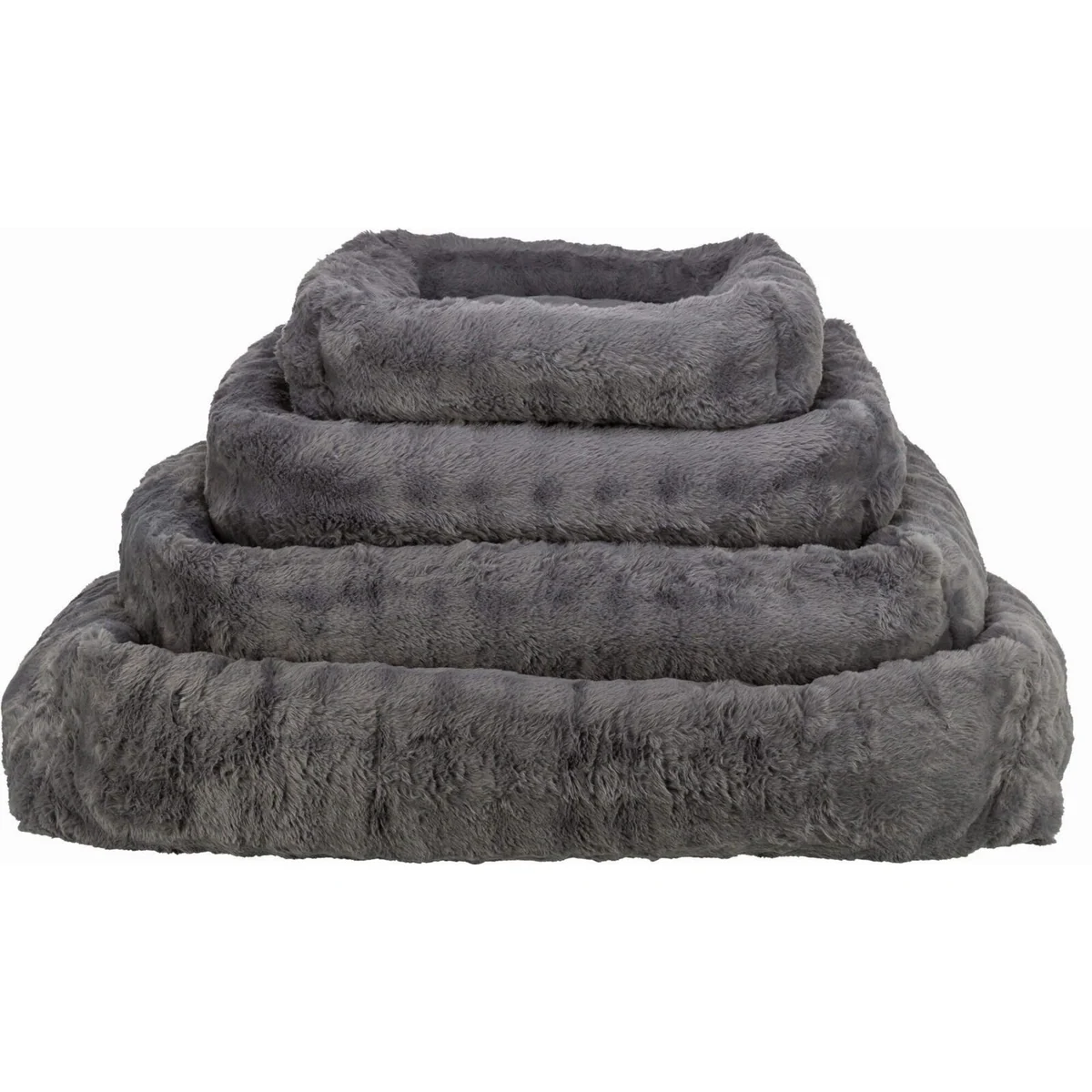 Trixie Hundebett Elli, Dunkelgrau, Hochwertige Materialien & Bequeme Polsterung — 60 × 50 cm 2