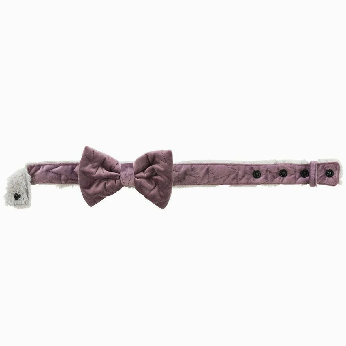 Trixie Estelle Hunde-Halsband, Samt-Optik, verstellbar — flieder, 40–55 cm 2