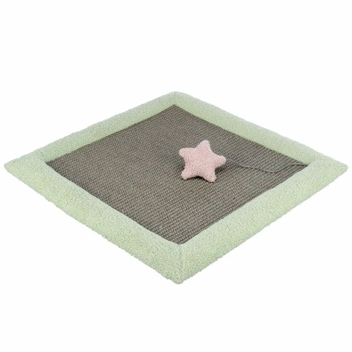 Trixie Kratzbrett Junior, Sisal/Lammfell-Optik, 47 x 47 cm 2