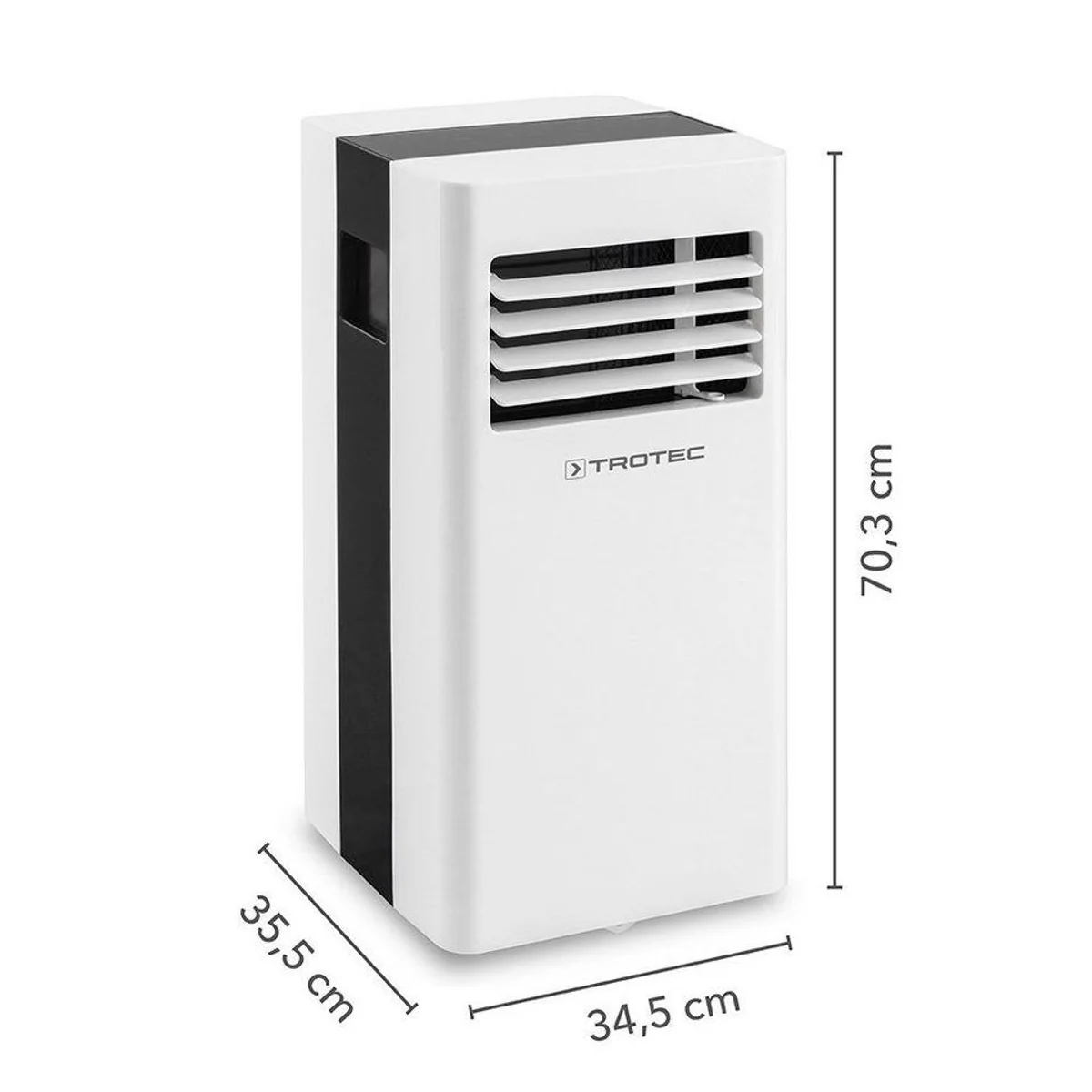 Trotec PAC 2100 X Klimagerät, 3-in-1-Funktionalität, hohe Energieeffizienz — 2 kW Kühlleistung, Nachtmodus, 24-Stunden-Timer 2
