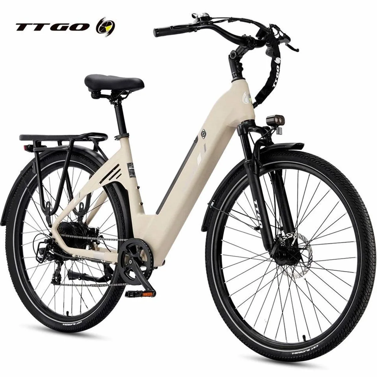 TTGO E-Bike Cityrad 28 x 2,0 Zoll, 120 km Reichweite, Aluminiumrahmen
