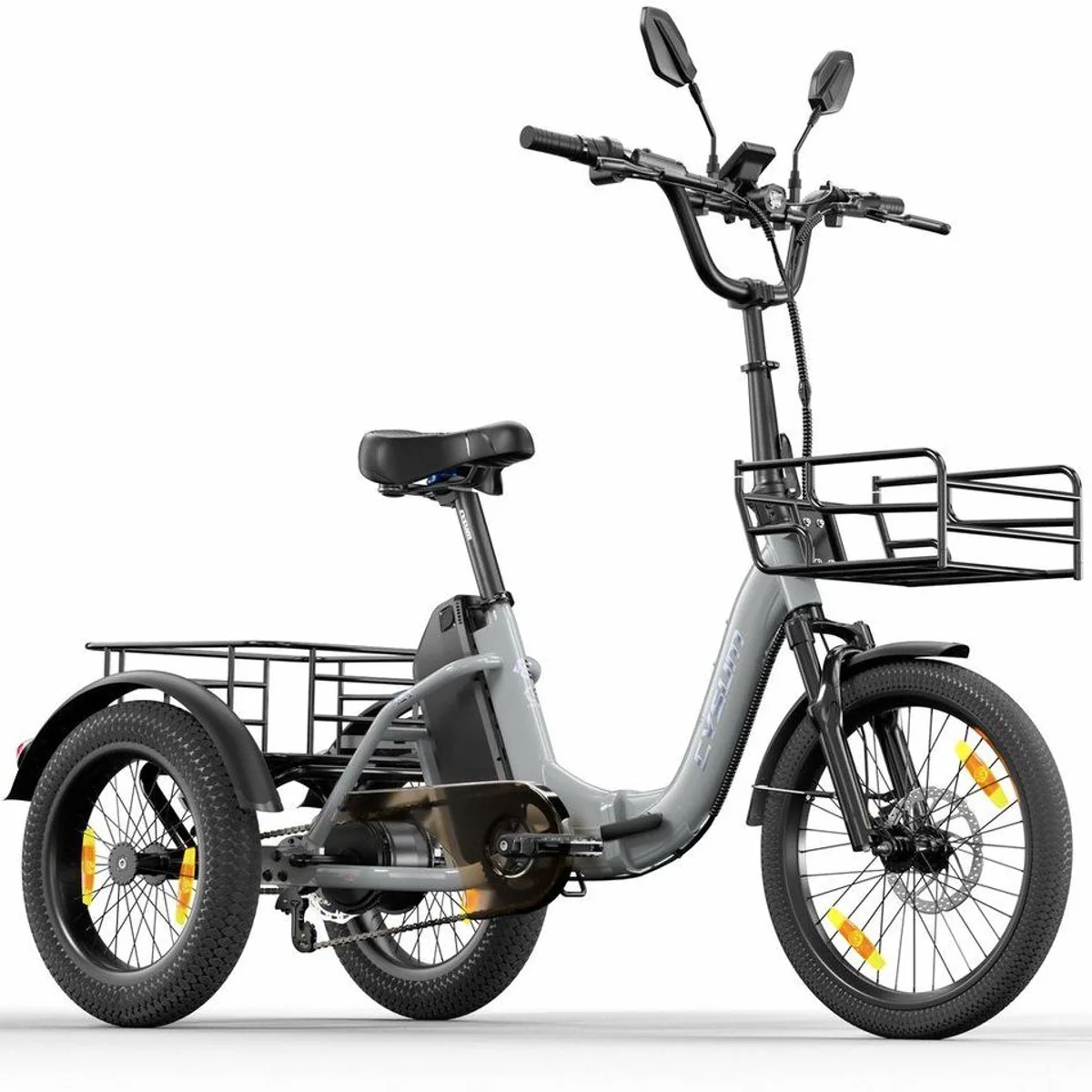 Vankel AG1 E-Dreirad, faltbar, 120 km Reichweite, 250W Motor, LED-Beleuchtung