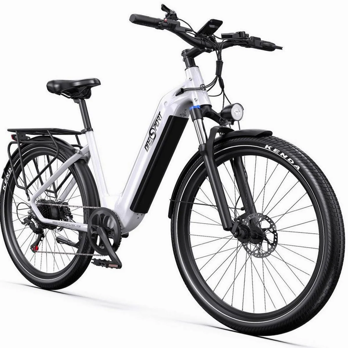 Vankel E-Bike Cityrad, 655Wh Akku, hydraulische Bremsen, 7-Gang Shimano 2