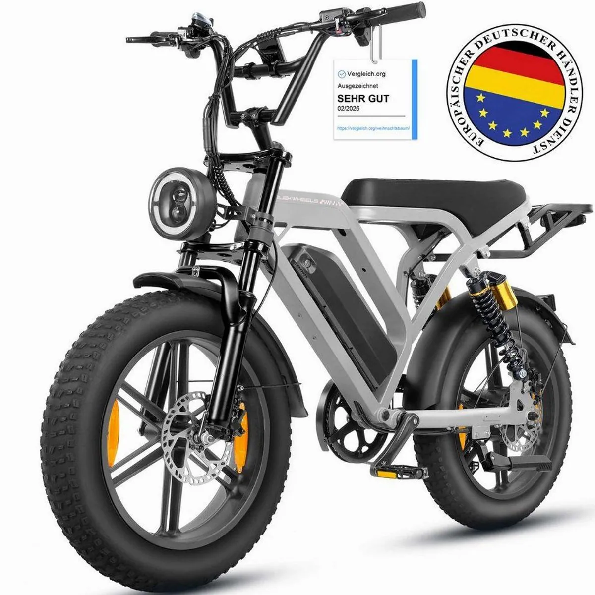 Vankel E-Bike E7-2.0, modernes Design, kraftvoller Motor, hohe Reichweite