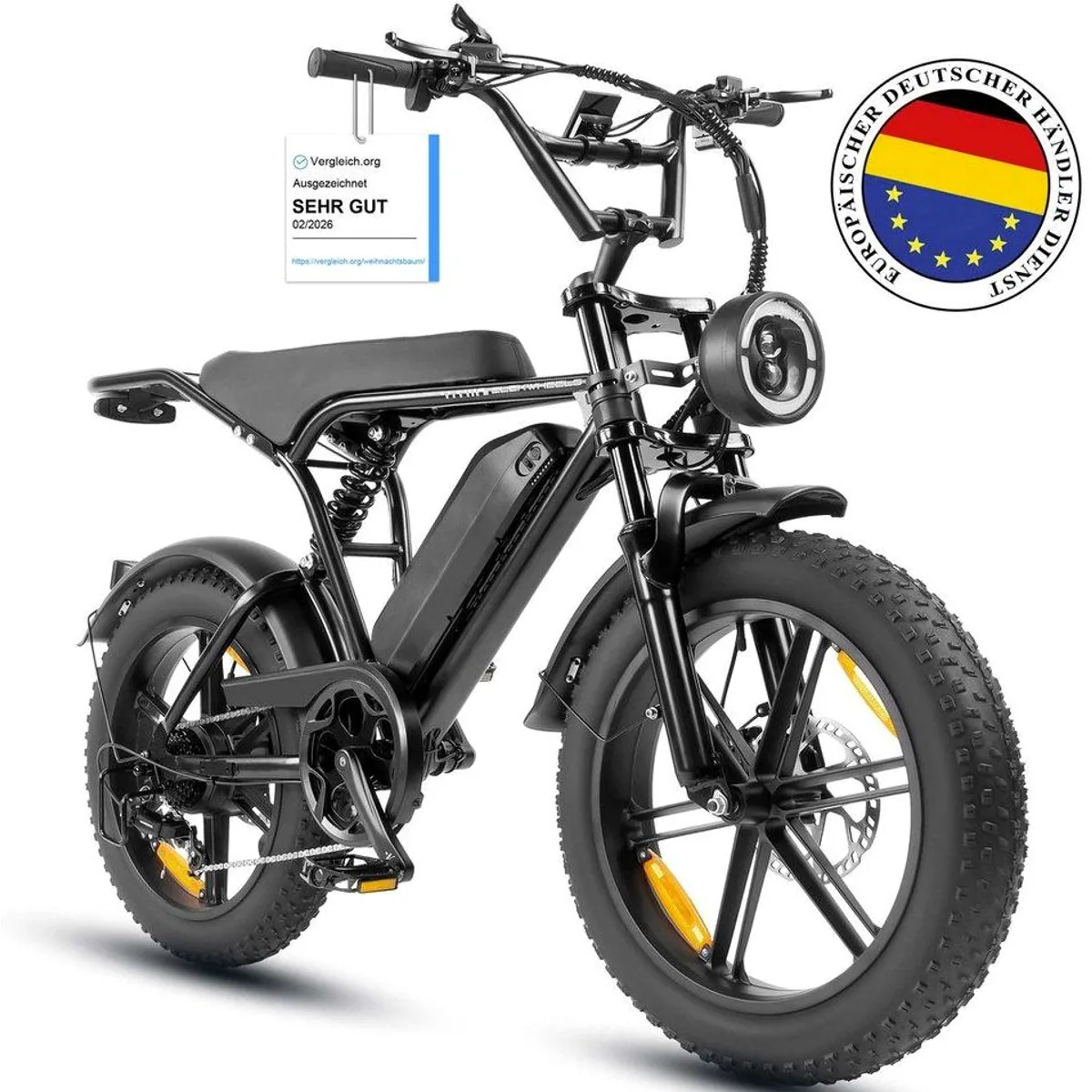 Vankel E-Bike E6-3.0, kraftvoller Heckmotor, umfangreiche Reichweite, robustes Design
