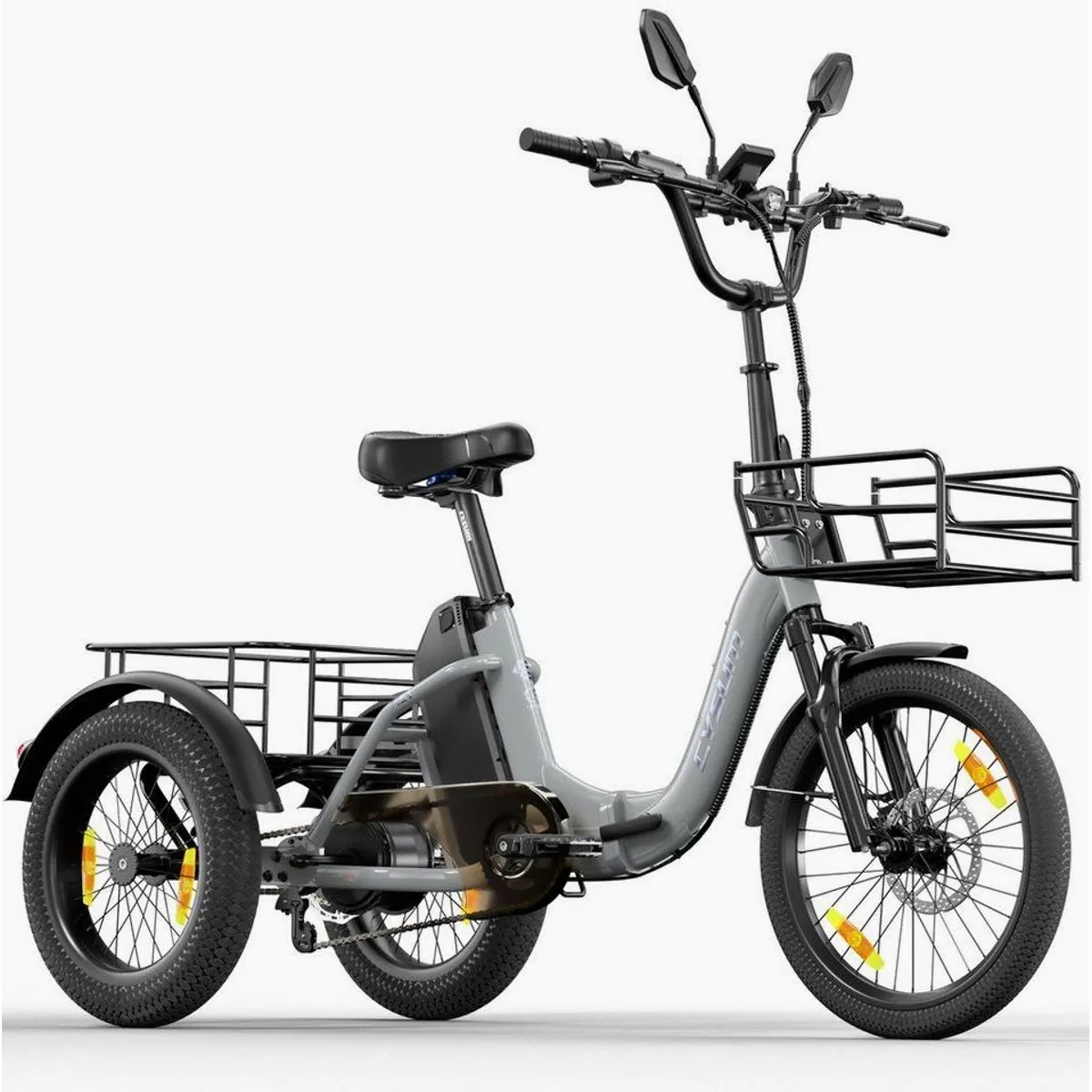 Vankel E-Bike AG1 3-Rad, faltbar, 120 km Reichweite, 250W Motor — Höchste Stabilität, Intelligente Steuerung, Ausgezeichneter Komfort 2
