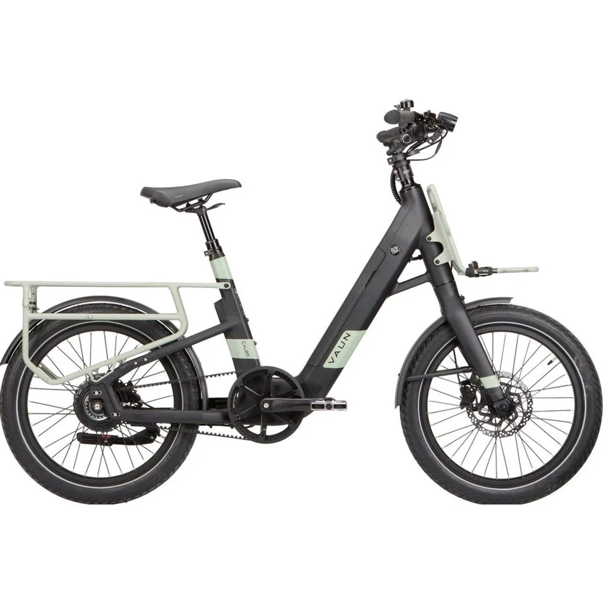 Vaun Compact New Gen-Cityrad, urbanes E-Bike mit Heckmotor, 504 Wh Akku, wendig und alltagstauglich
