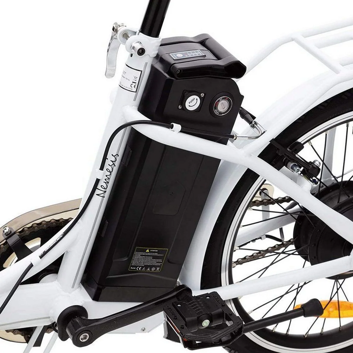VECOCRAFT Nemesis E-Bike Faltrad, 6-Gang Kettenschaltung, 250W Heckmotor, 288 Wh Akku 2