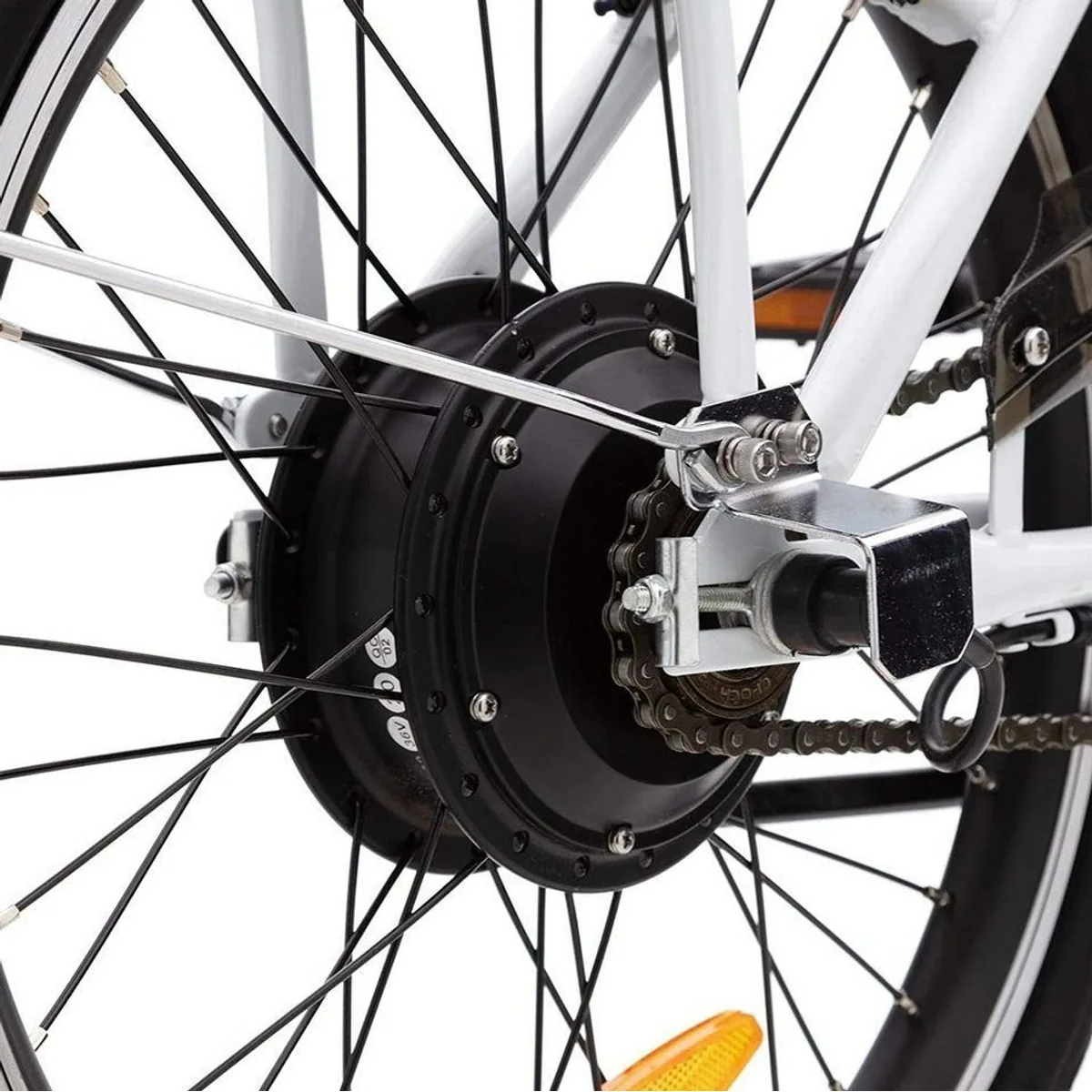 VECOCRAFT Nemesis E-Bike Faltrad, 6-Gang Kettenschaltung, 250W Heckmotor, 288 Wh Akku 3