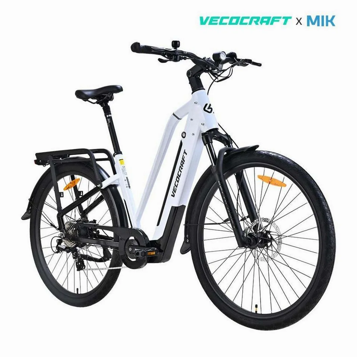 VECOCRAFT GAEA E-Bike Trekkingrad, 250W Heckmotor, 36V 13Ah Akku, 8-Gang Shimano