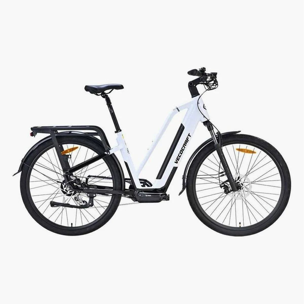 VECOCRAFT GAEA E-Bike Trekkingrad, 250W Heckmotor, 36V 13Ah Akku, 8-Gang Shimano 2