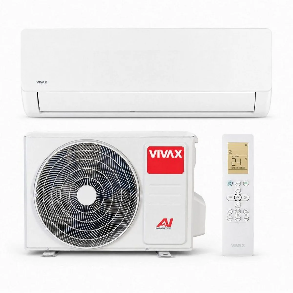 Vivax ACP-12CH35AEMI PRO R32 Split-Klimaanlage, hohe Effizienz, Inverter-Technologie, selbstreinigend