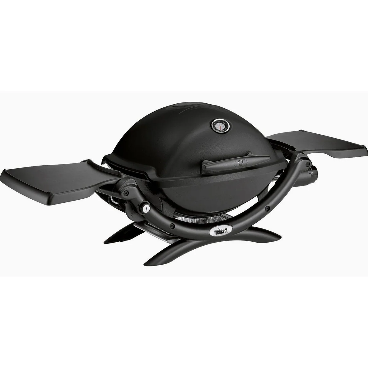 Weber Q 1200 Tisch-Gasgrill, kompakt mit 2 Brennern & Deckelthermometer