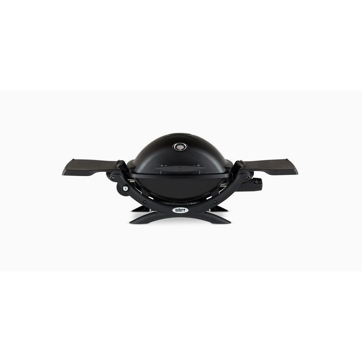 Weber Q 1200 Tisch-Gasgrill, kompakt mit 2 Brennern & Deckelthermometer 3