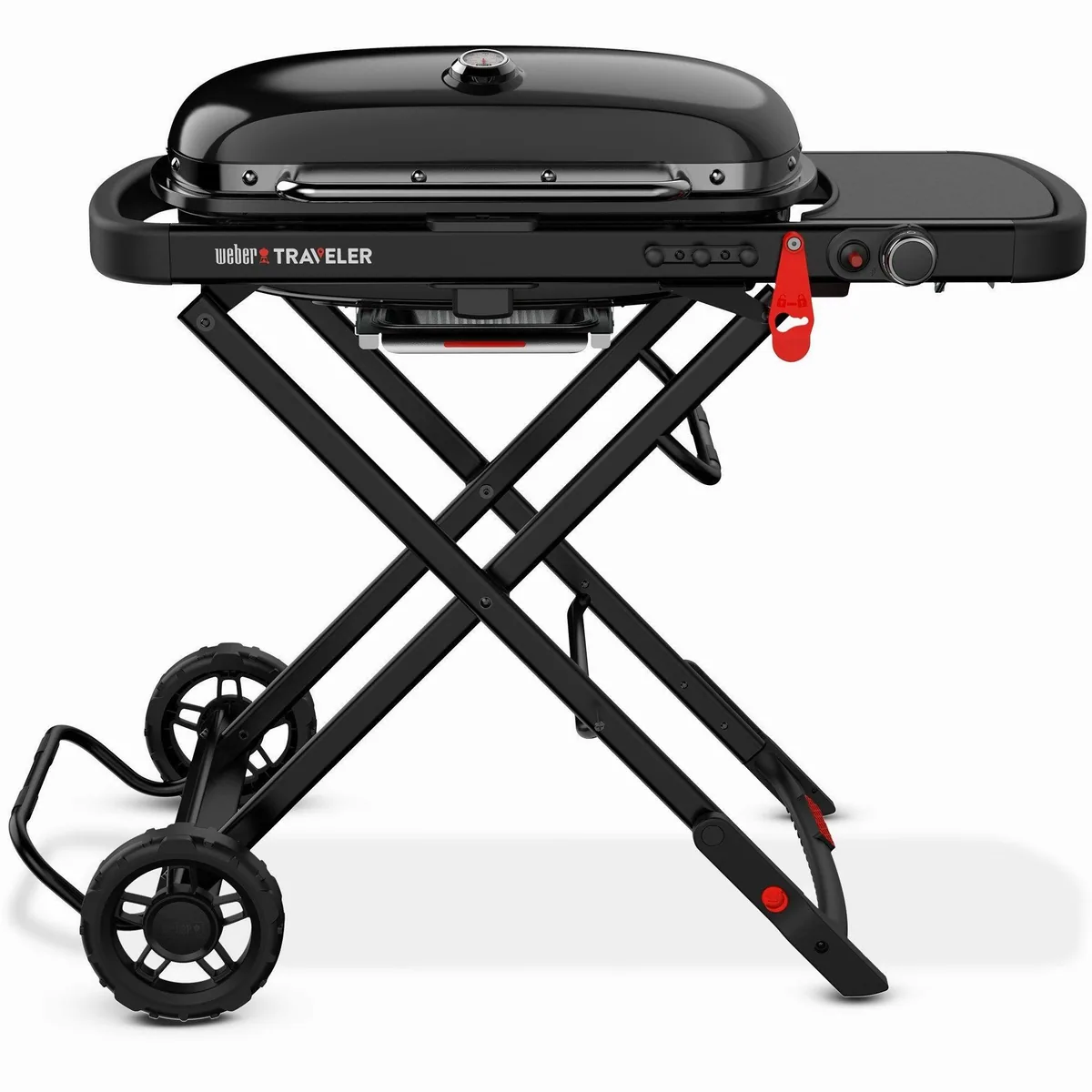 Weber Traveler Stealth Gasgrill, kompakt, 320°C, einfach transportierbar 2