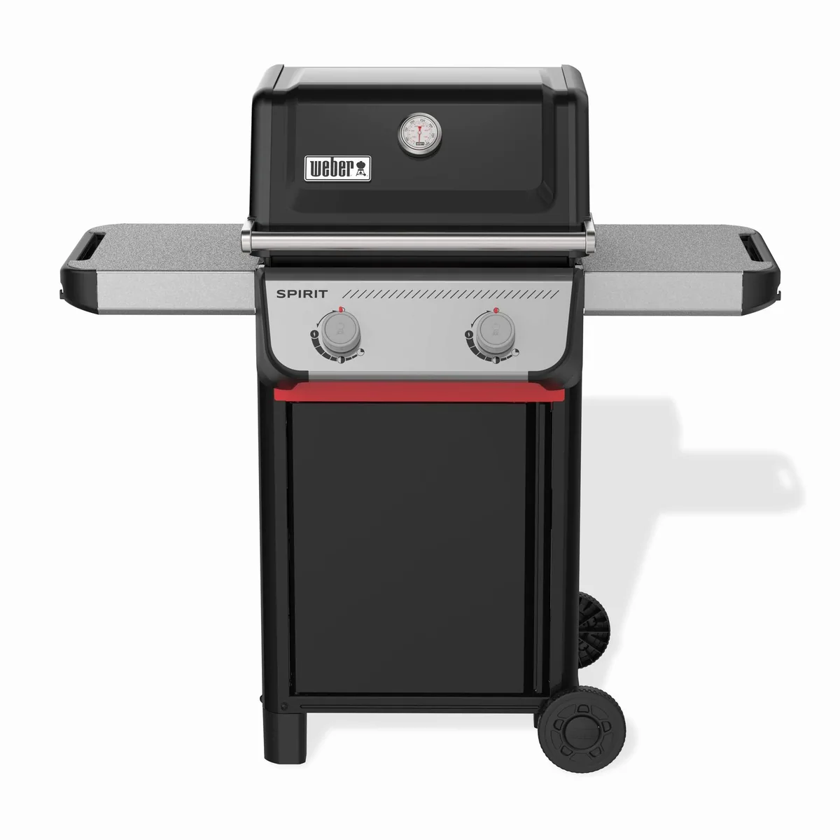 Weber SPIRIT E-210 Gasgrill, kompaktes Design, leistungsstarke Brenner, Edelstahl Flavorizer Bars