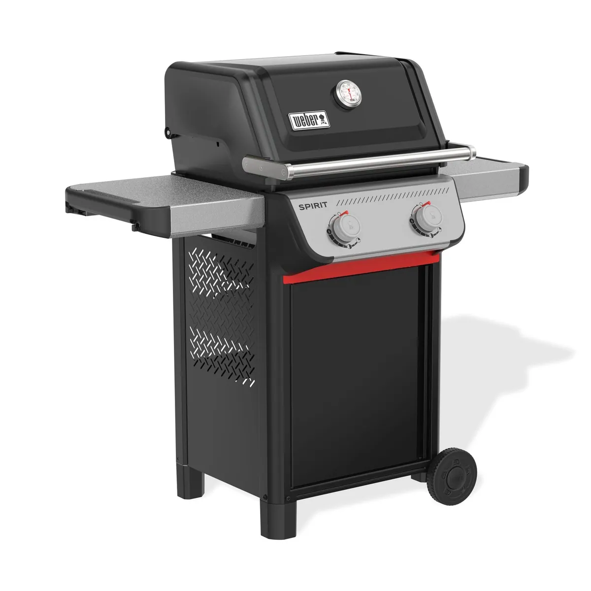 Weber SPIRIT E-210 Gasgrill, kompaktes Design, leistungsstarke Brenner, Edelstahl Flavorizer Bars 3