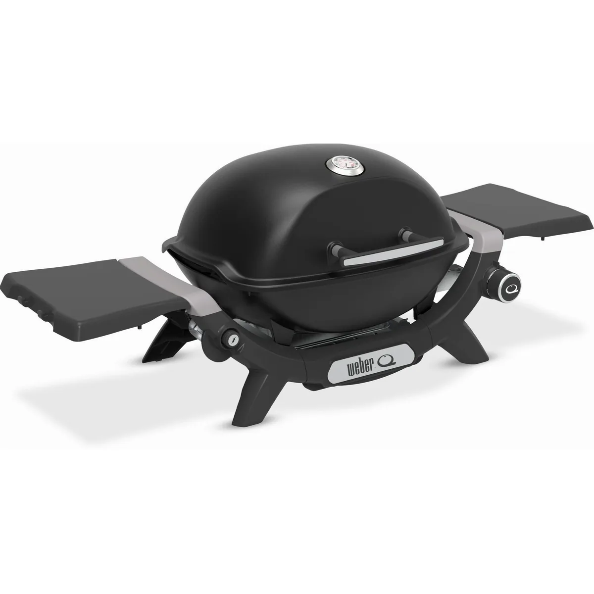 Weber Q1200N Gasgrill, Deckelthermometer & abnehmbare Seitentische