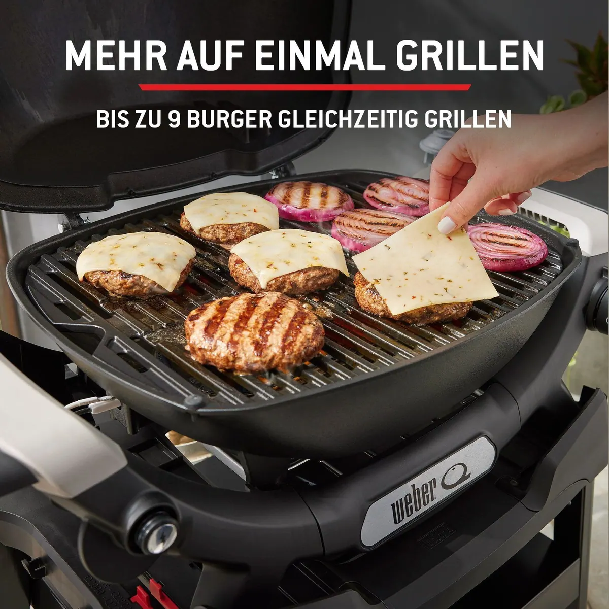 Weber Q1200N Gasgrill, präzises Deckelthermometer, abnehmbare Seitentische — kompakt und leistungsstark 5