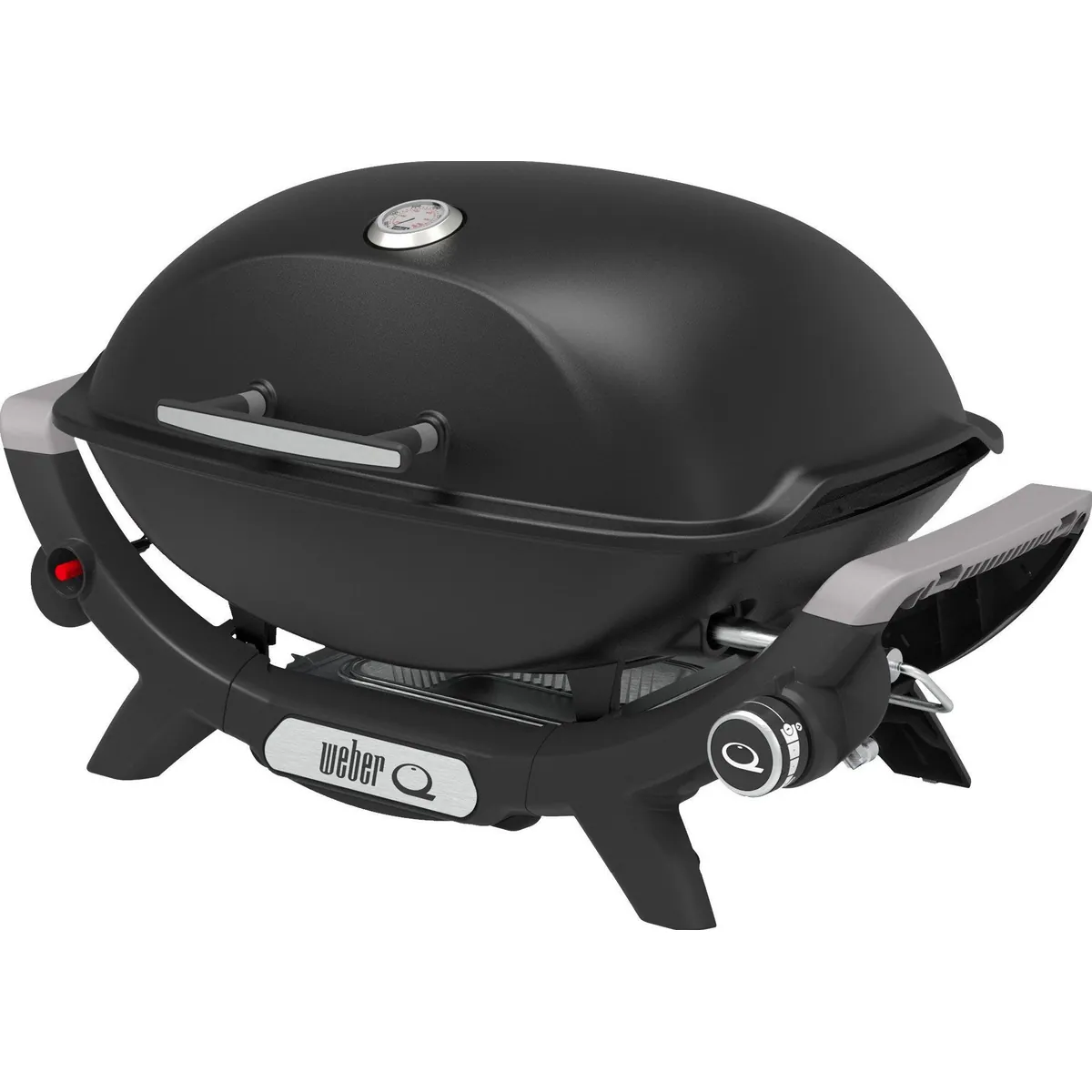 Weber Q2100N Gasgrill, kompakt, mit Deckelthermometer und Piezo-Zündung 2